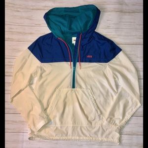 VANS MULTICOLOR ZIP UP PULLOVER WINDBREAKER-UNISEX